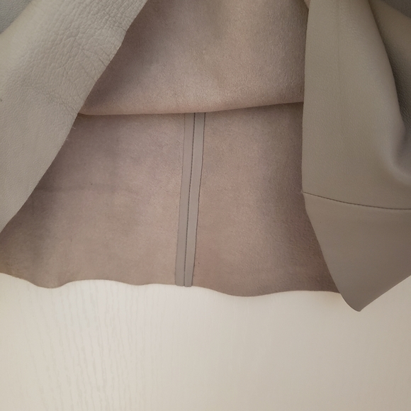 Leather top diane von furstenberg...size 8 - Picture 4 of 9